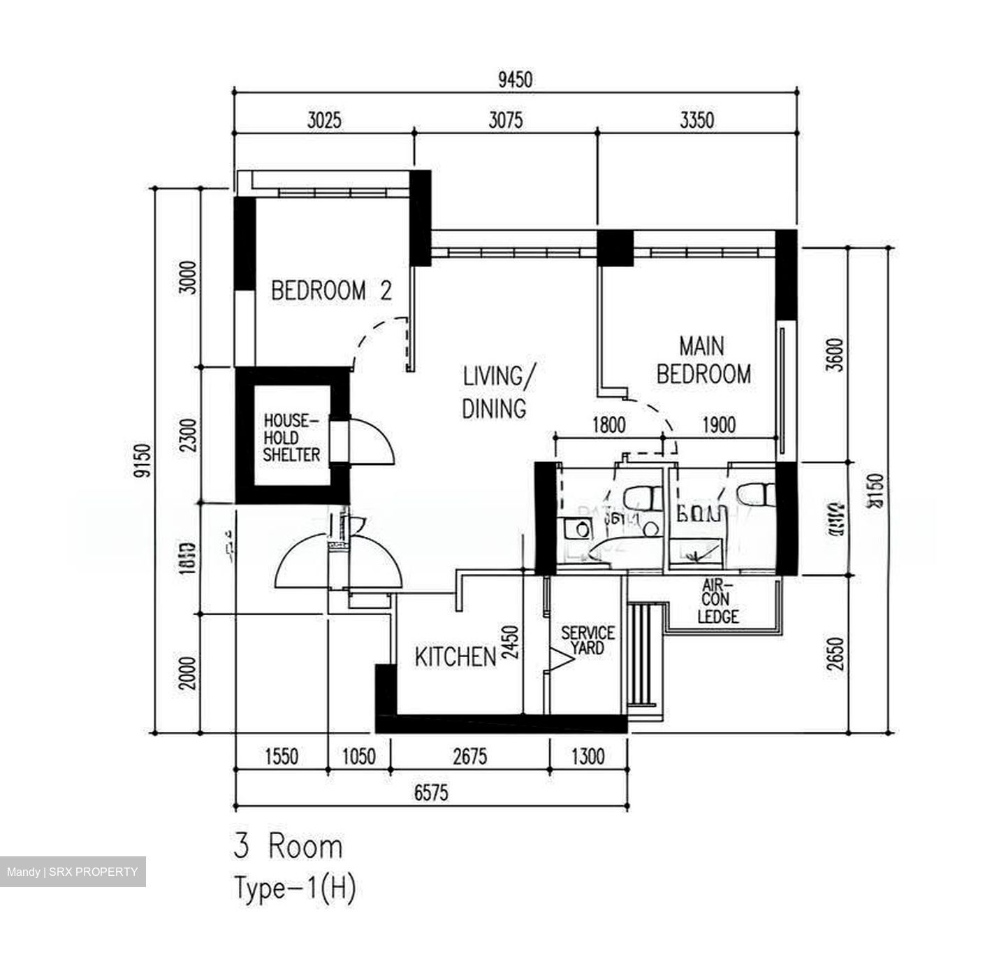 Blk 96 Skyparc @ Dawson (Queenstown), HDB 3 Rooms #634603351